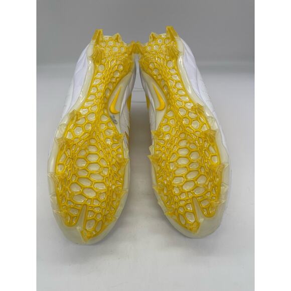 Nike Mens Alpha Menace Pro Cleats White & Yellow Size 10 main image 6